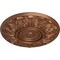 Ekena Millwork Whitman Ceiling Medallion (For Canopies up to 3 3/4"), Hand-Painted Polished Copper, 13"OD x 1 3/8"P CM13WHPOS - alternate 3